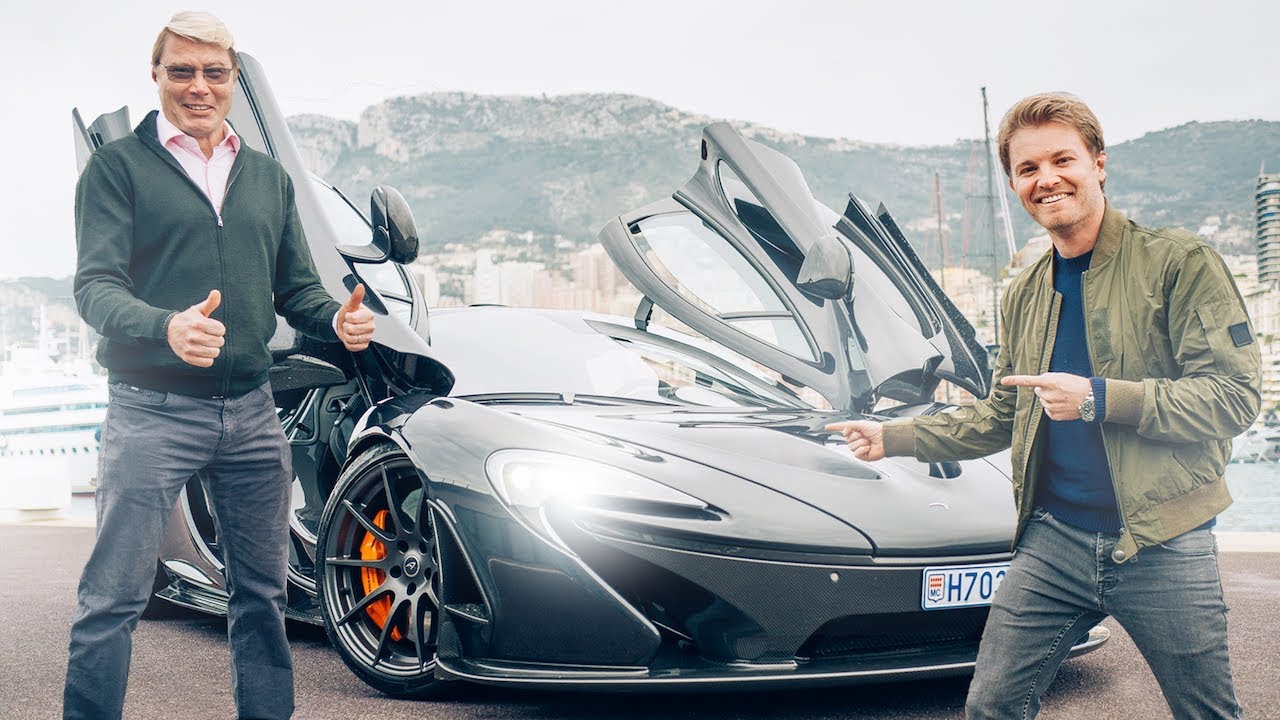 MCLAREN P1 ON MONACO GP TRACK WITH MIKA HÄKKINEN | NICO ROSBERG | eVLOG