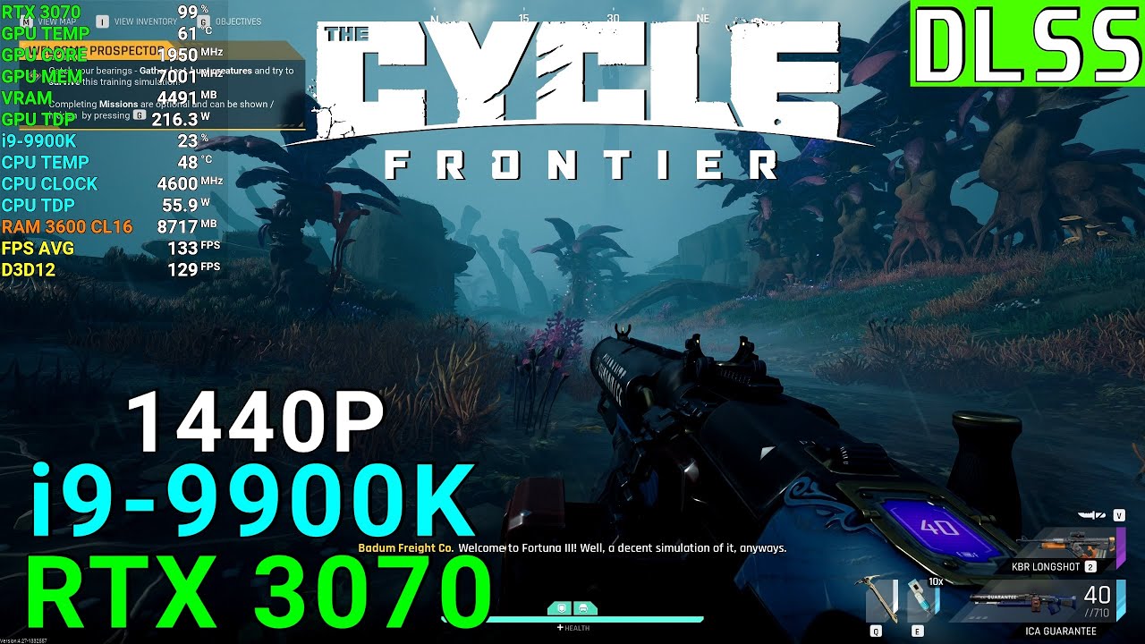 The Cycle: Frontier (DLSS) | RTX 3070 | i9-9900K 4.6GHz | 1440P
