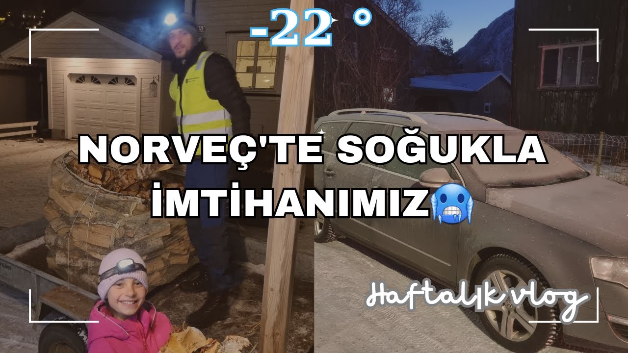 NORVEÇ'TE YAŞAM- SOĞUKLA MÜCADELE- NORVEÇ'TE DOĞUM GÜNLERİ NASIL KUTLANIYOR?#norveç#vlog #94