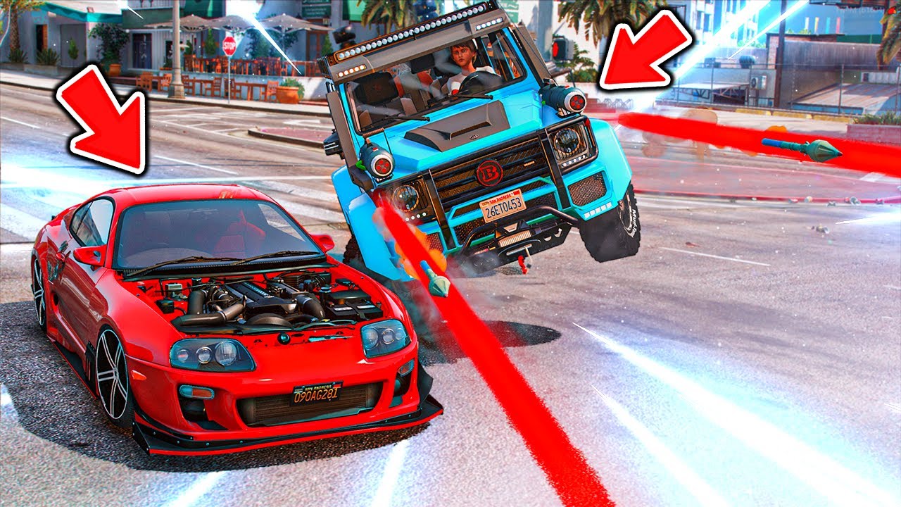 GTA V #3 ( الكنز المجنون ) : انتقم من المشرد بالسيارة الجيب المدمرة