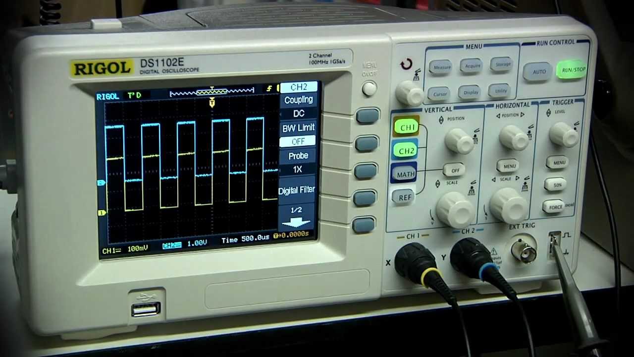 Rigol DS1102E Unboxing, First Test, and Fan Noise