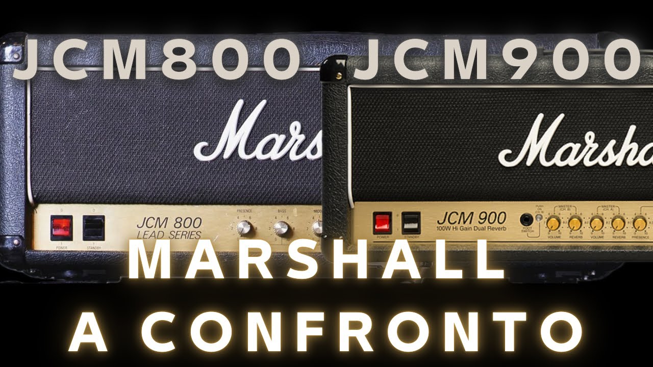 JCM800 vs JCM900 – Confronto e storia delle testate Marshall più iconiche [REAMP TEST]