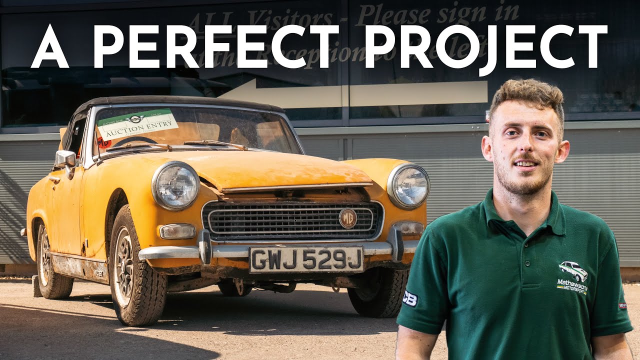 BARN FIND MG Midget - This Will Be A Great Project For Someone!