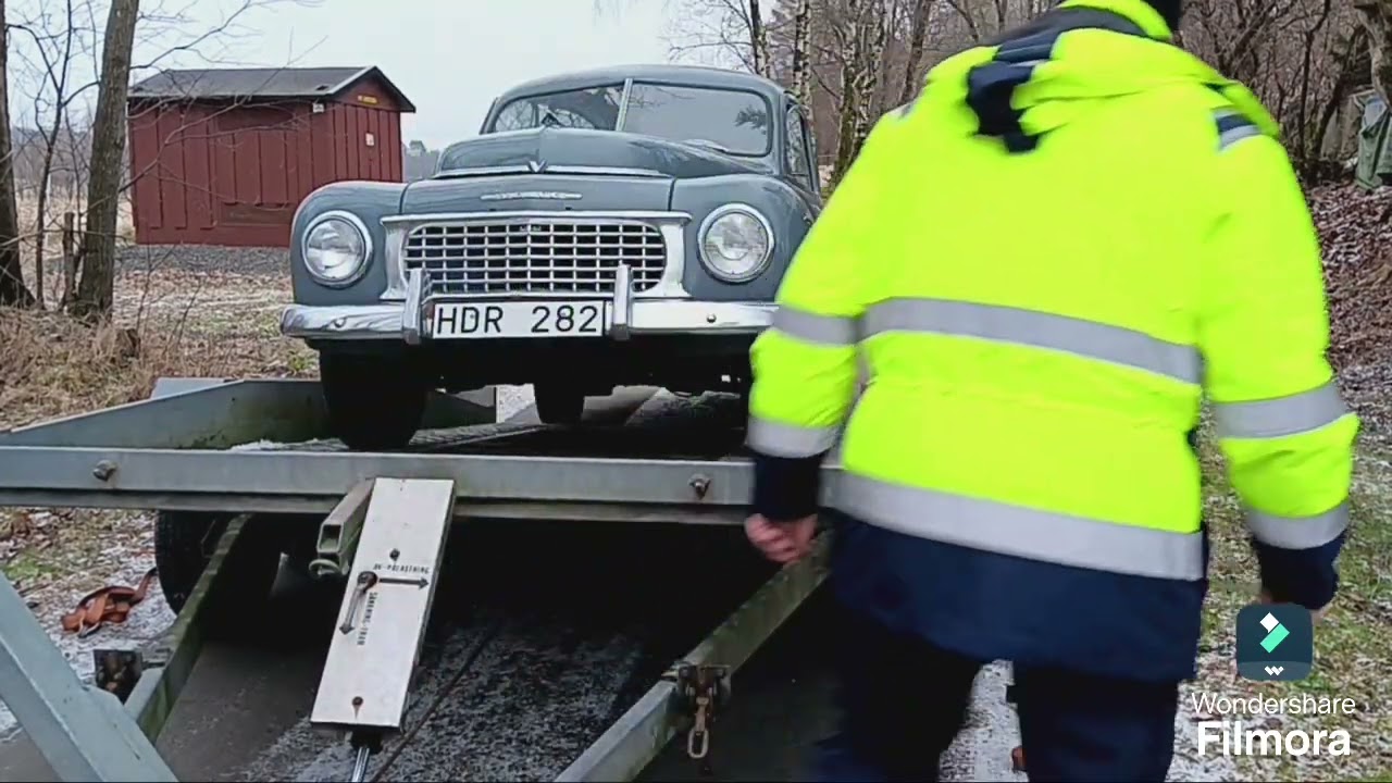 Sista resan med min fina PV 444 ks 1956...