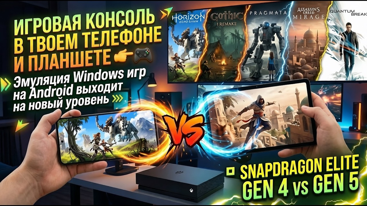 Эмуляция ПК игр на RedMagic Astra и RedMagic 11 PRO / Snapdragon Elite Gen 4/5 🔥 Консоль в кармане 🤯