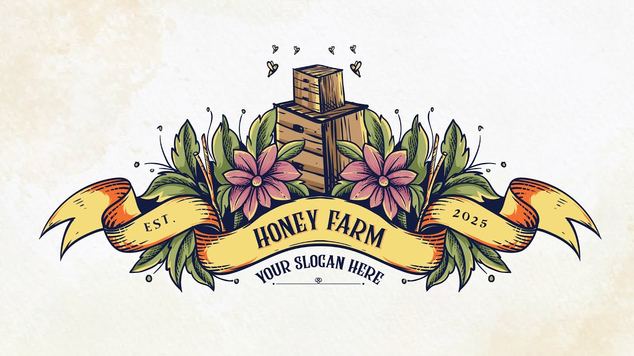 How to Turn a Sketch into a Hand-Drawn  Logo #logodesign #sketch #illustrator #illustration