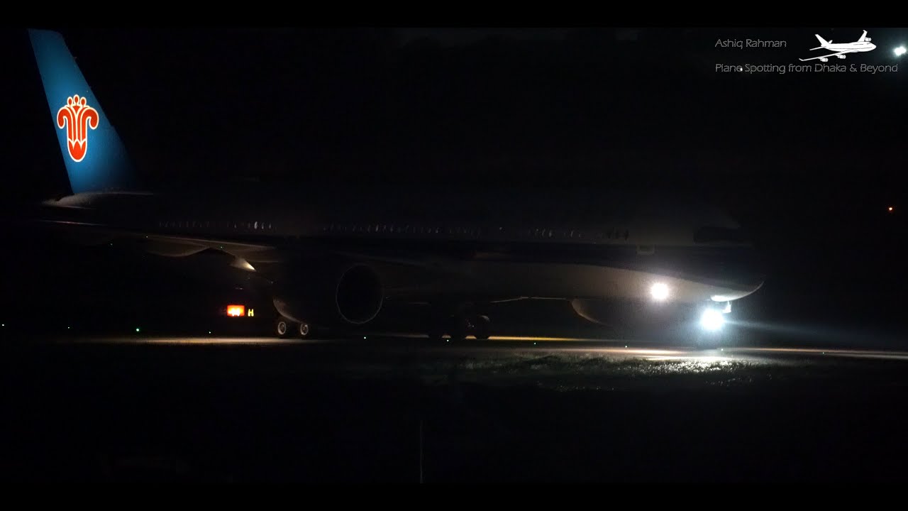 2X Airbus A350 & Boeing 777-300ER Night Landings at Dhaka Airport