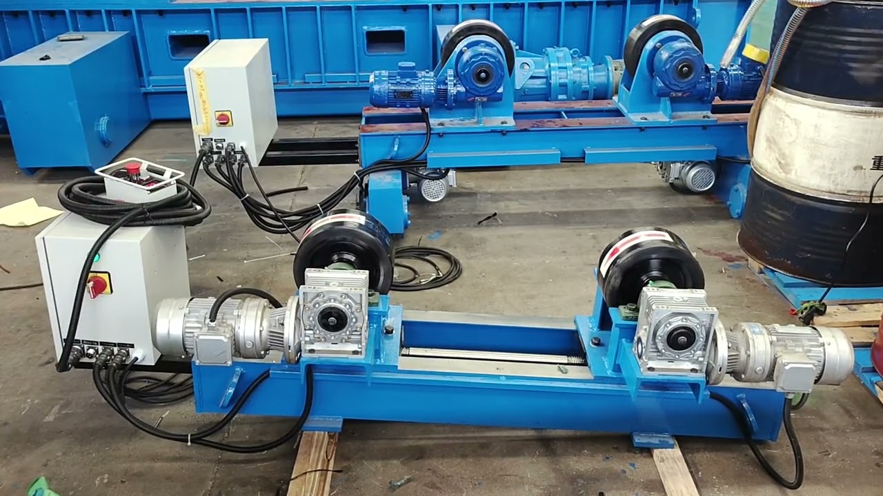 BKT-5 Welding Rotator | 5 Ton Adjustable Turning Rolls | Commissioning Test#welding