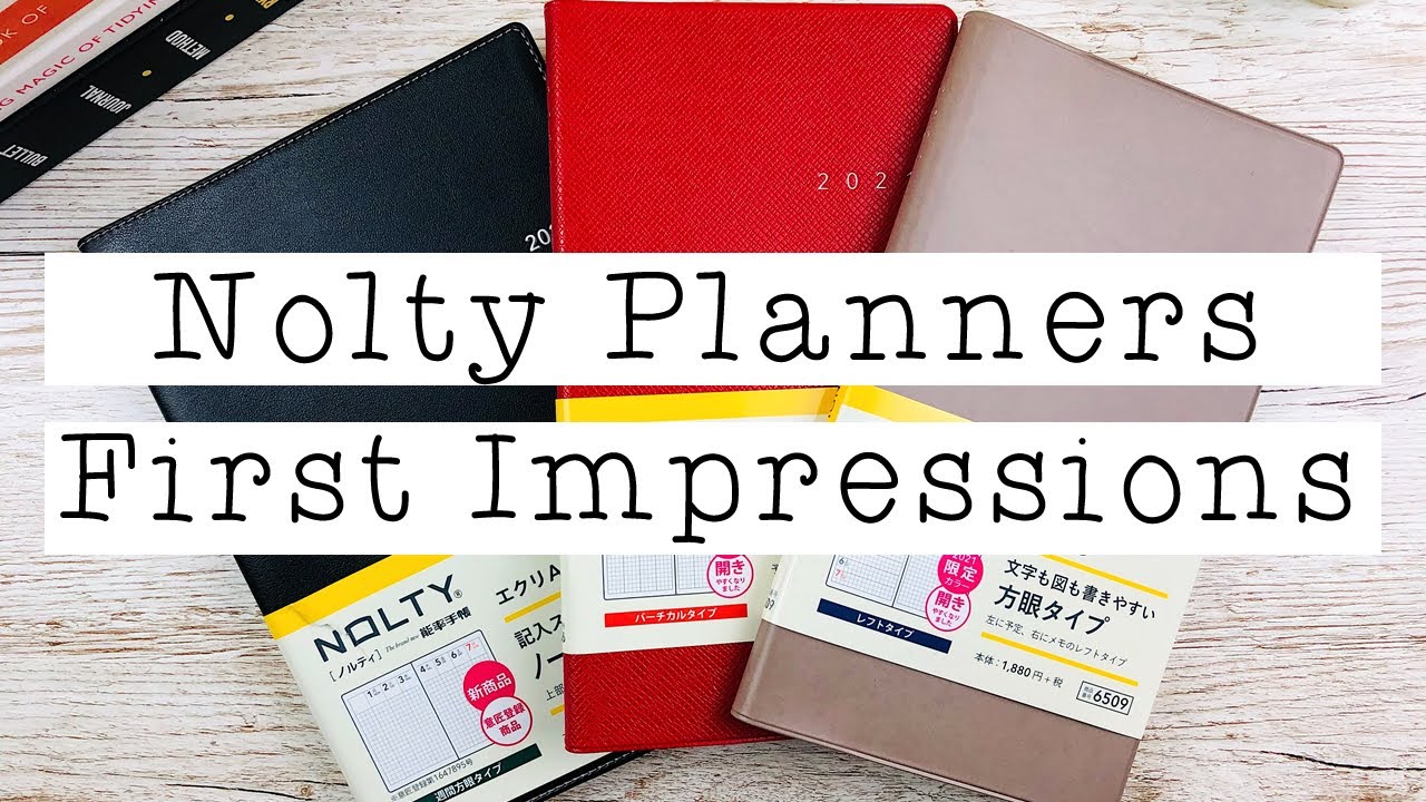 Nolty Planners Unboxing and First Impressions