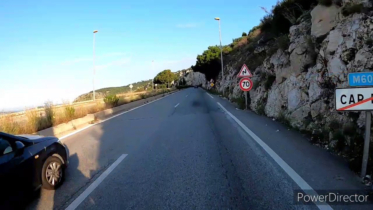 Motorcycle adventure monaco to nice france via la turbie mountain french riviera south of France.