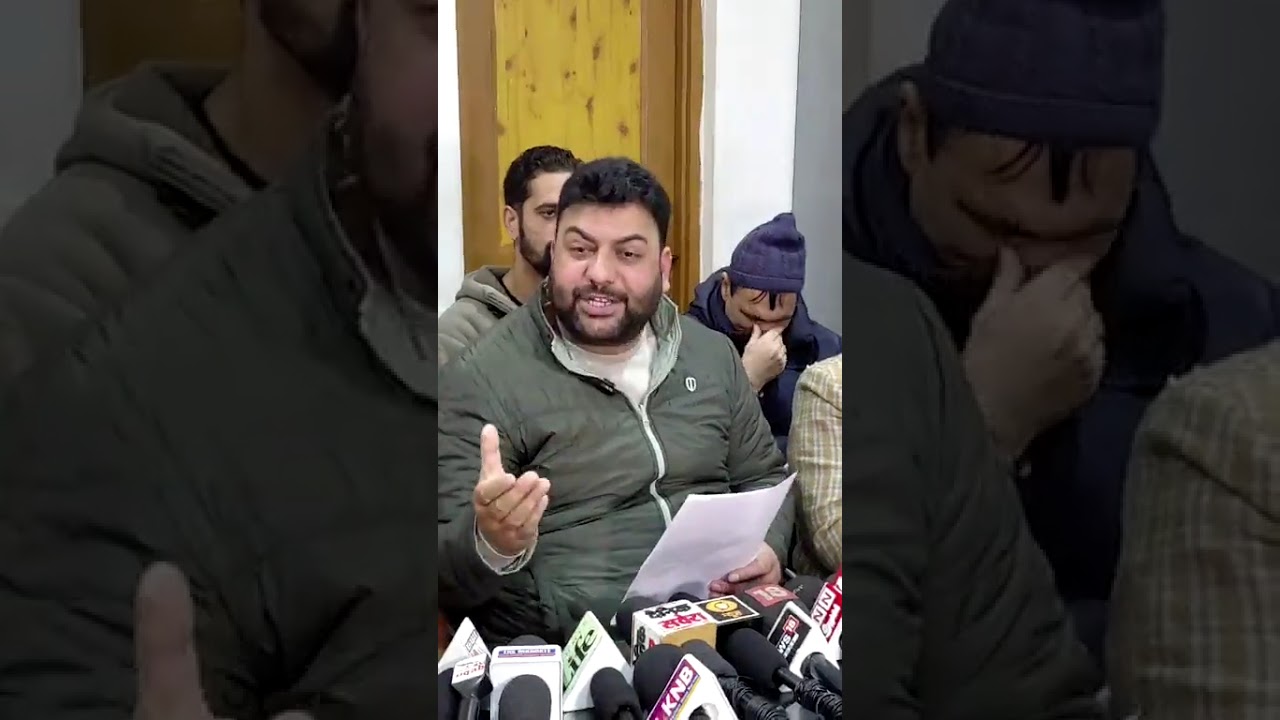 Press conference SAJAD PARRAY 