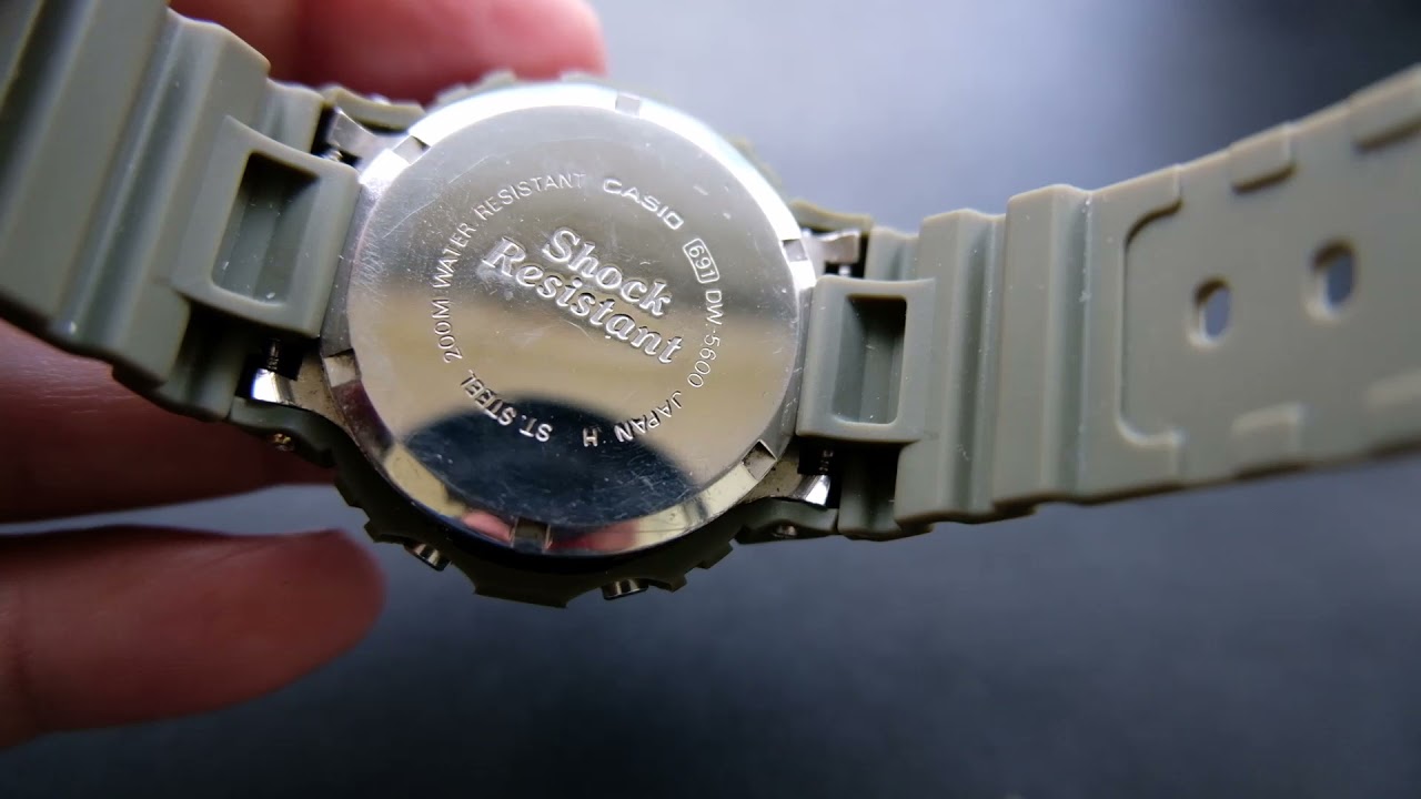 Vintage Casio G-Shock DW-5600 Module 691 Digital Men's Watch