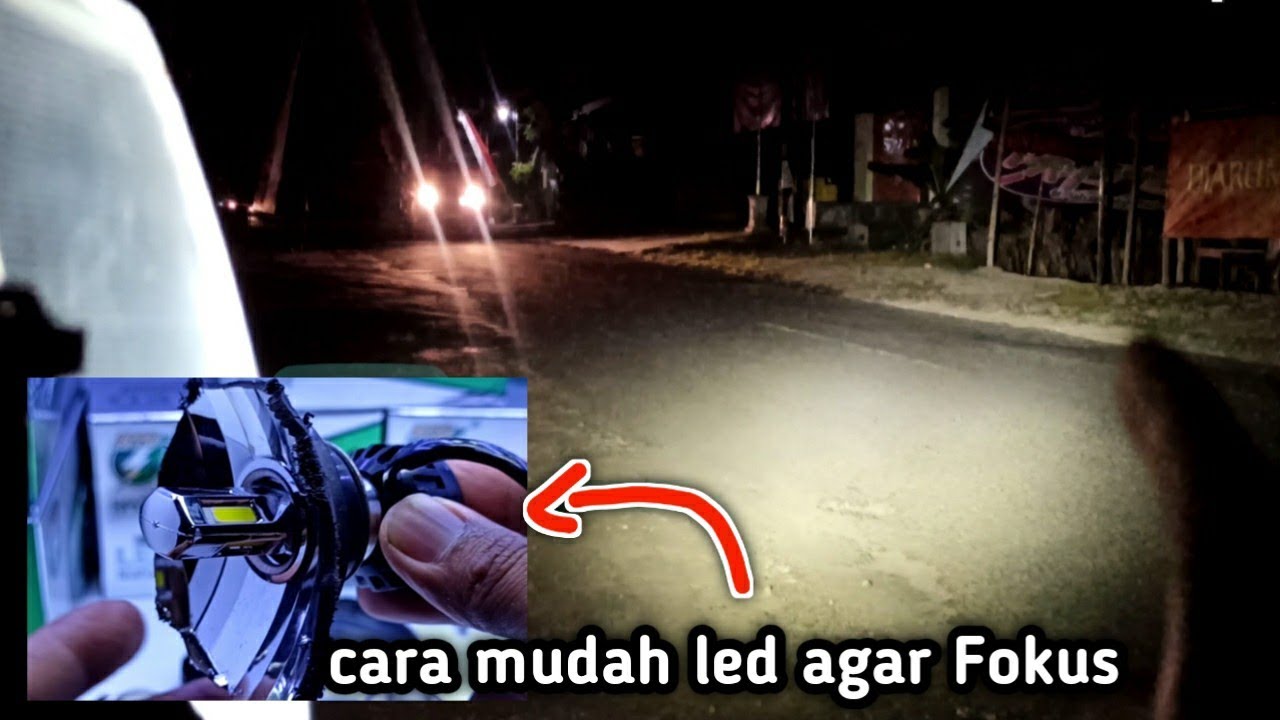LED RTD 6 SISI ORIGINAL‼️ CARA MUDAH ATUR FOKUS LAMPU MOTOR