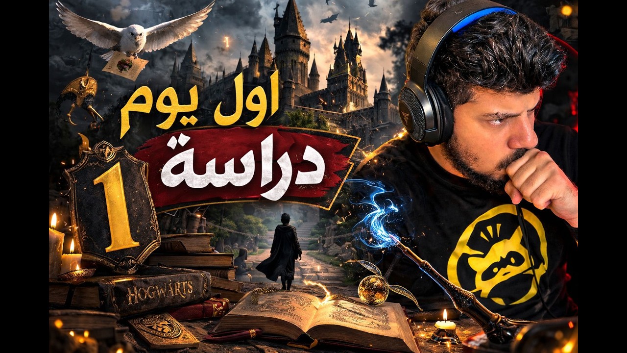 اول يوم دراسة في عالم هاري بوتر🧙🏼🪄| Hogwarts Legacy  – الحلقة 1