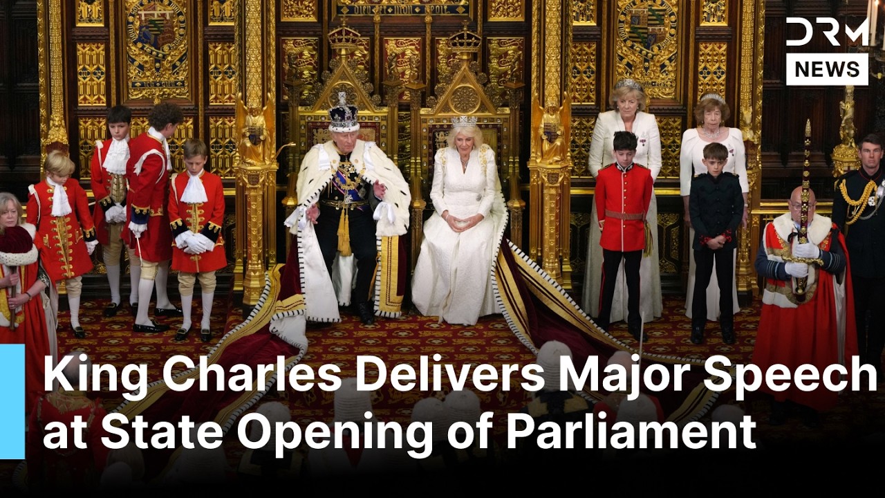 FULL EVENT: King Charles, Queen Camilla Attend Historic State Opening of Parliament in London | AC1G
