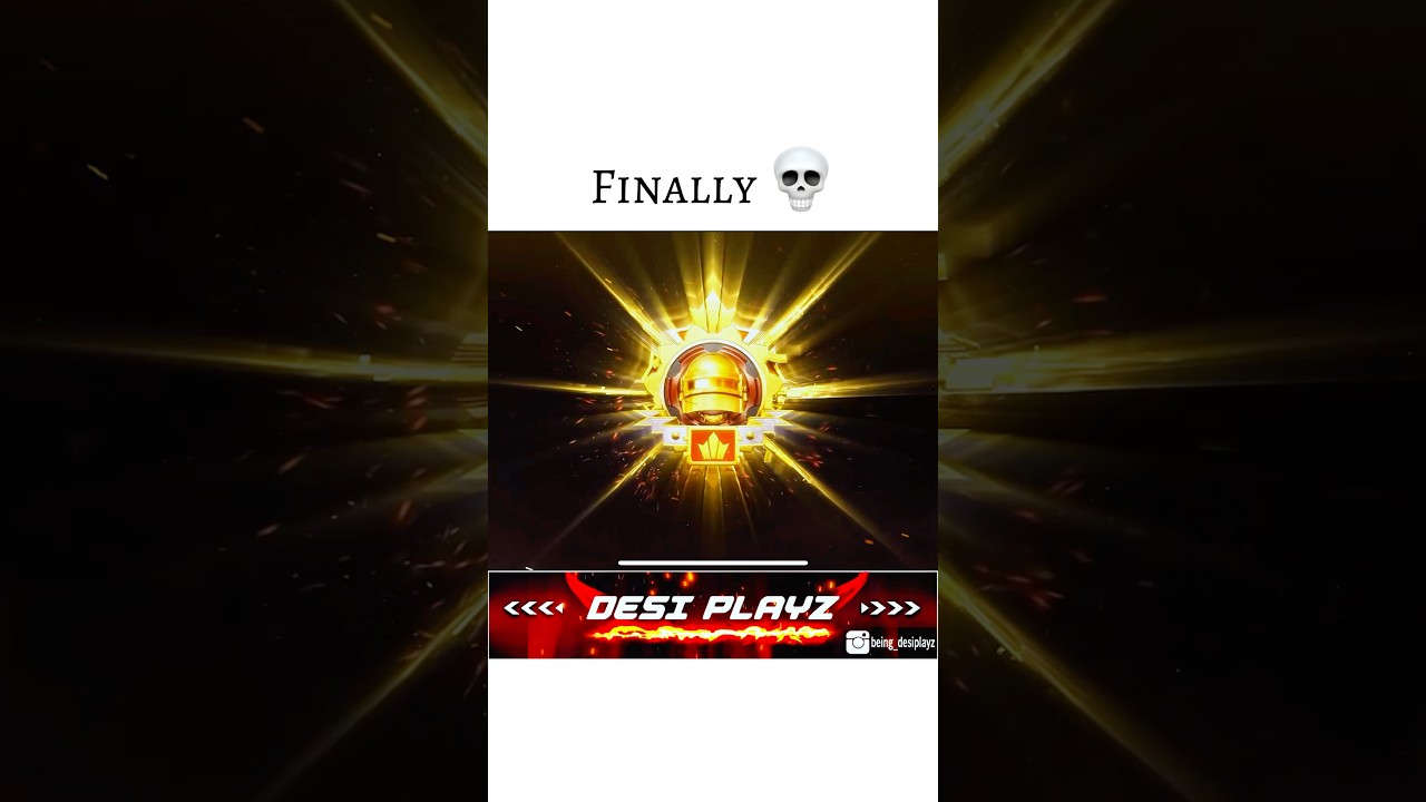 Finally 💀! #bgmi #shorts #desiplayz