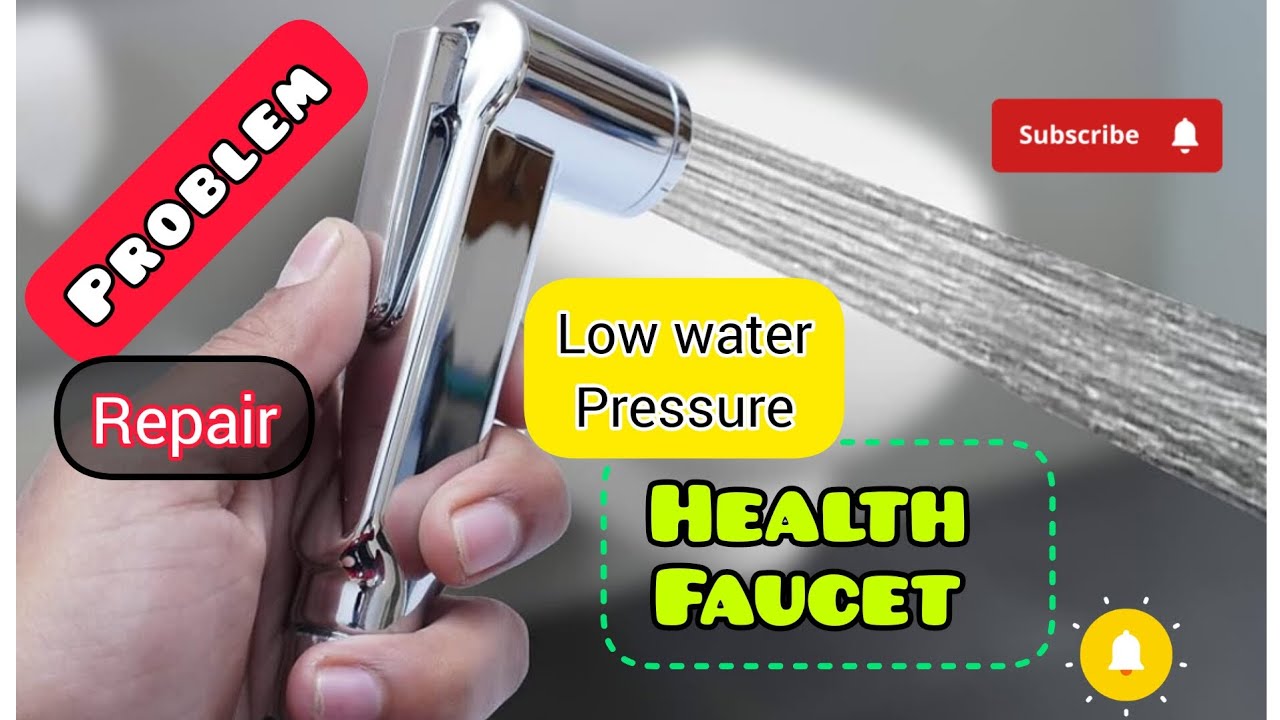 Easy Fixing of Bidets Spray Gun Having Low Pressure | Health Faucet Low Water Pressure | #diy