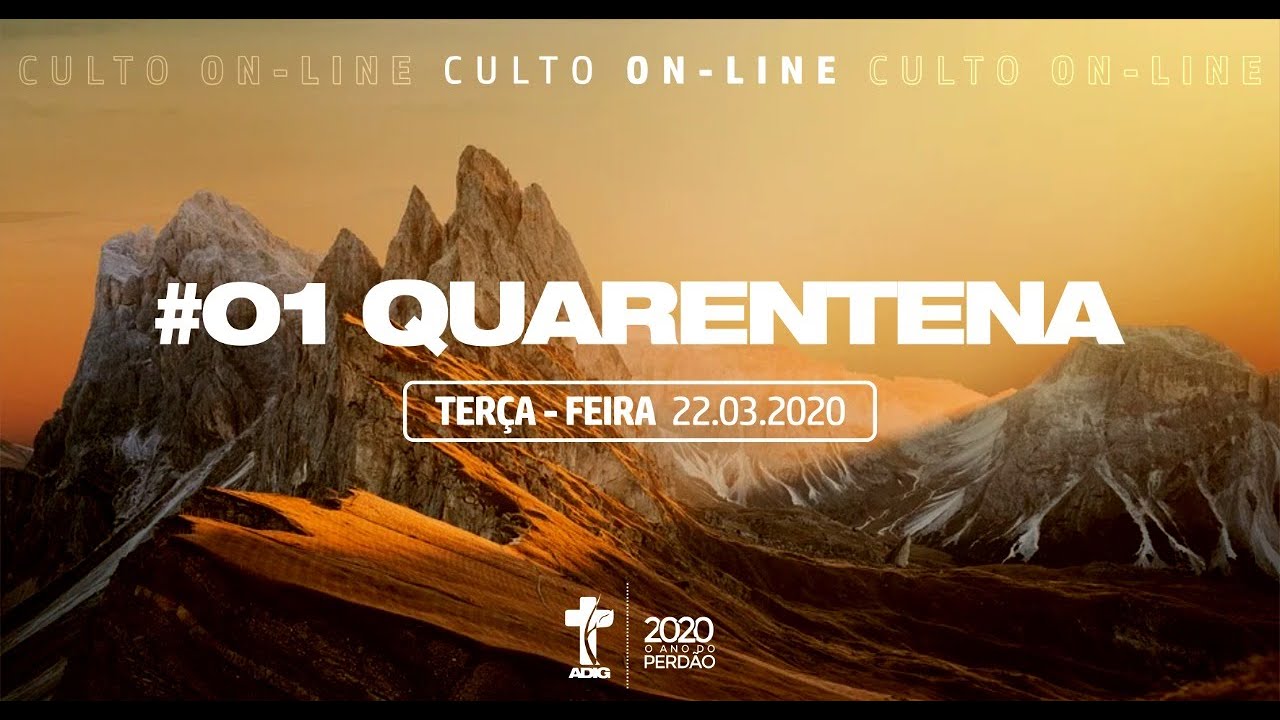 Culto na Íntegra - Pr. Alexandre Marques, Domingo - 22.03.2020