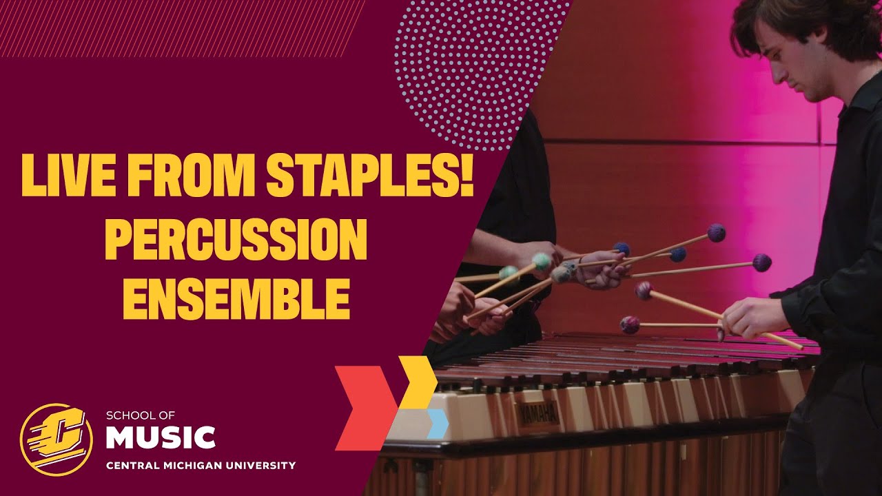 Live from Staples! CMU Percussion Ensemble Concert