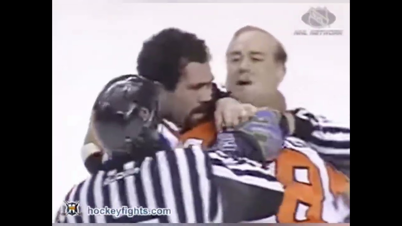 Donald Brashear vs. Sandy McCarthy NHL rivalry (all 5 rounds)