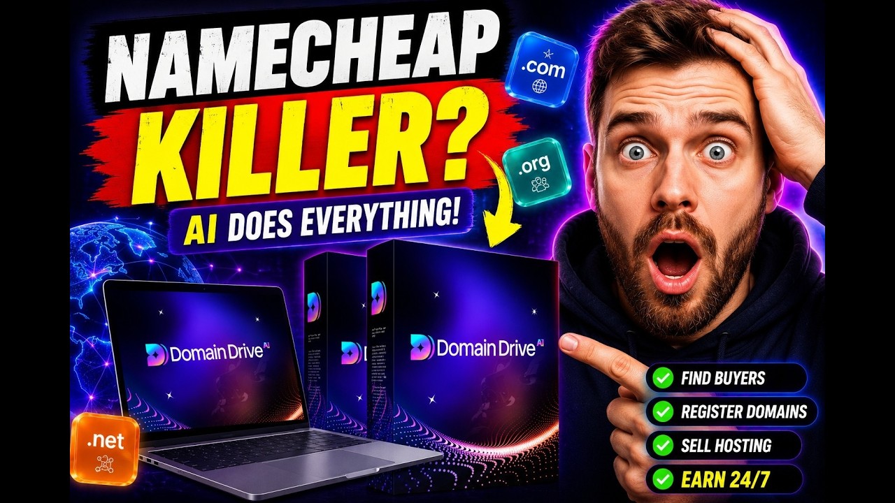 Domain Drive AI Review + Bonuses | Namecheap Killer Software?🤯
