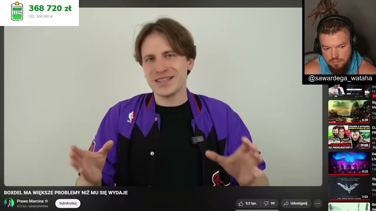 Wardęga komentuje i ogląda film o wypadku boxdela( Mandzio/Szalony Reporter/Lexy )