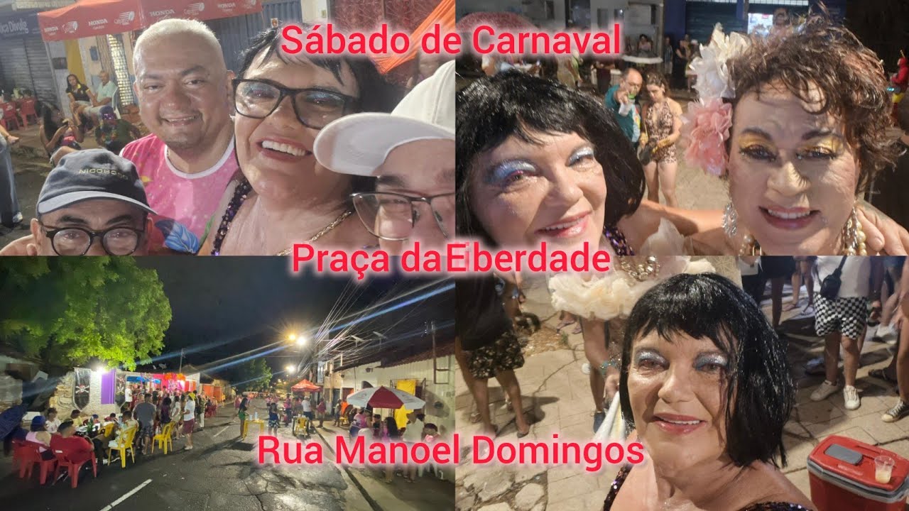 Baile da Liberdade e Baile na Rua Manoel Domingos. Teresina Piauí 
