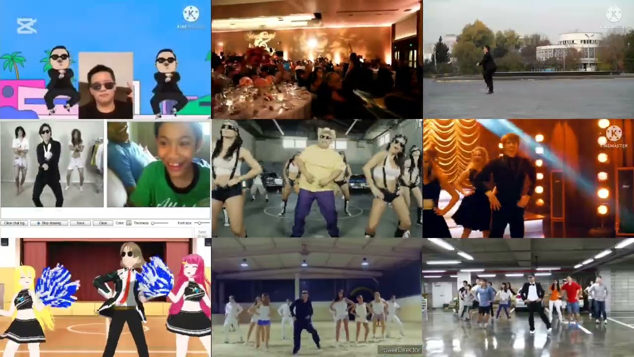 Gangnam Style 9 Parody Mashup