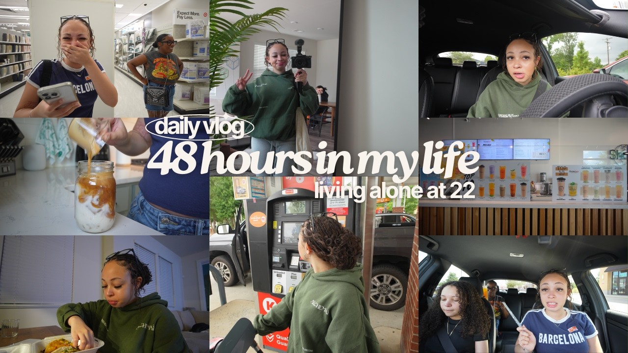 TWO days in my life vlog | errands, shopping, family time, boba etc | aliyah simone