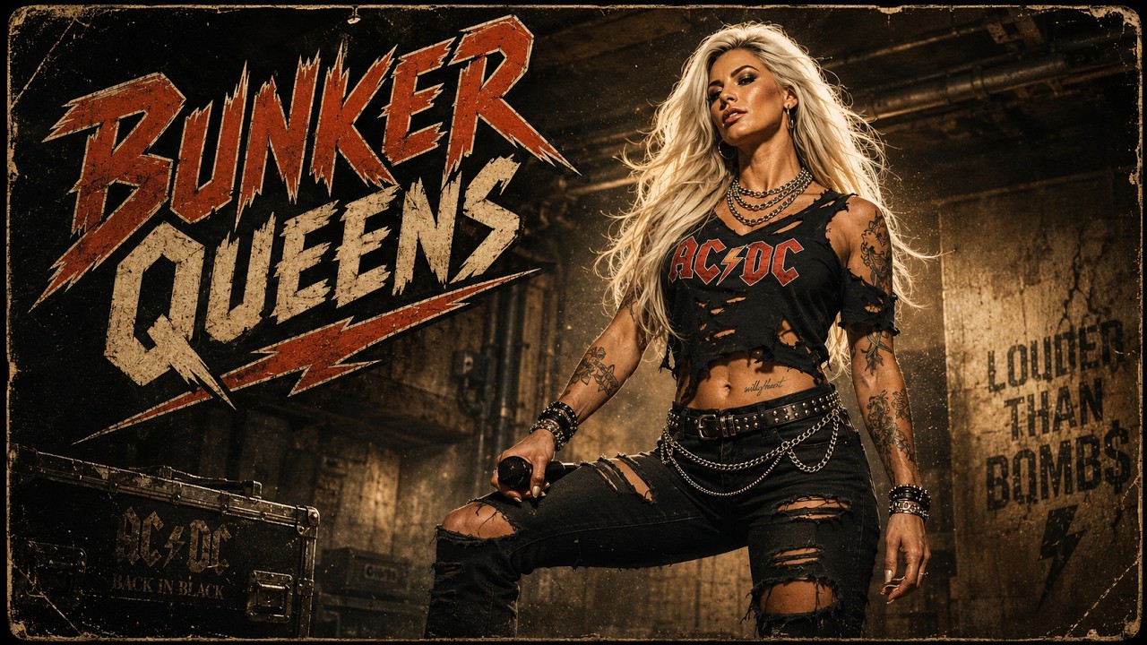 Bunker Queens &ndash; A Rebellious Glam Metal Hard Rock Anthem