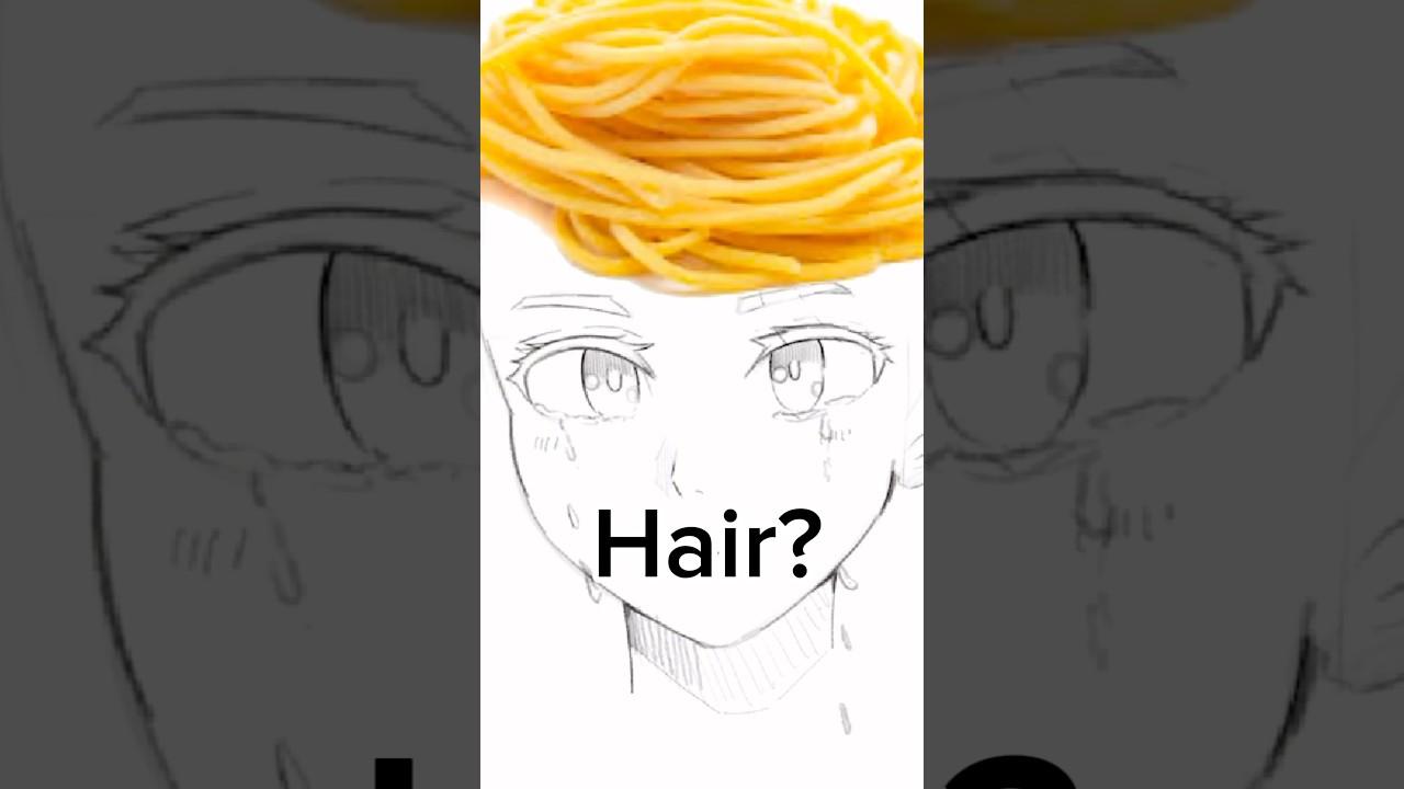 ART TIPS FOR HAIR SO IT DOESNT LOOK LIKE🍝💇&zwj;♂️‼️#art #drawing #arttips #arttutorial #artist