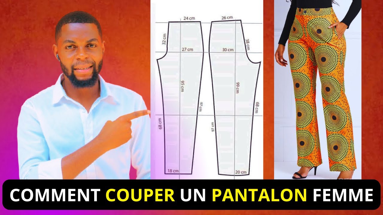 Tuto Couture: Comment Couper Un Pantalon 👖 Pour Femme