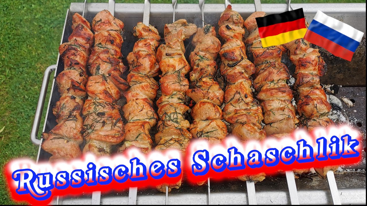 Russisches Schaschlik aus Putenoberkeule