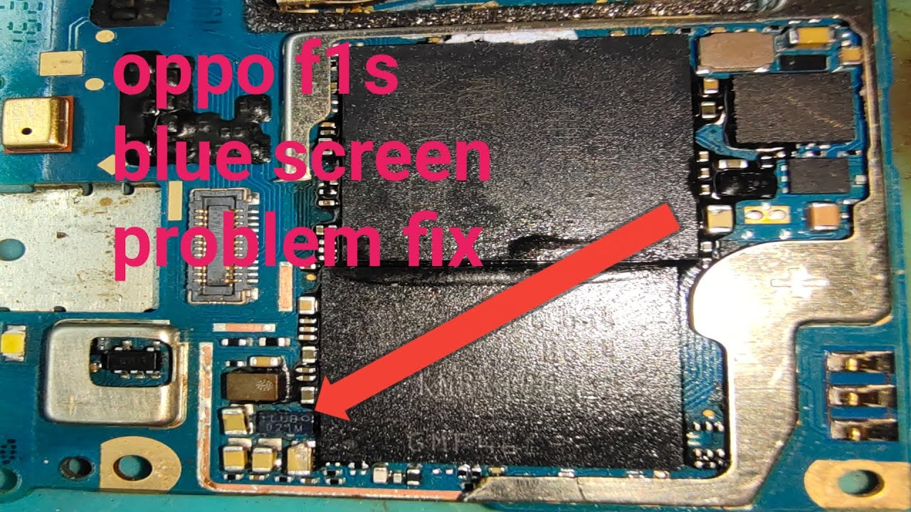 oppo f1s blue  screen problem fix