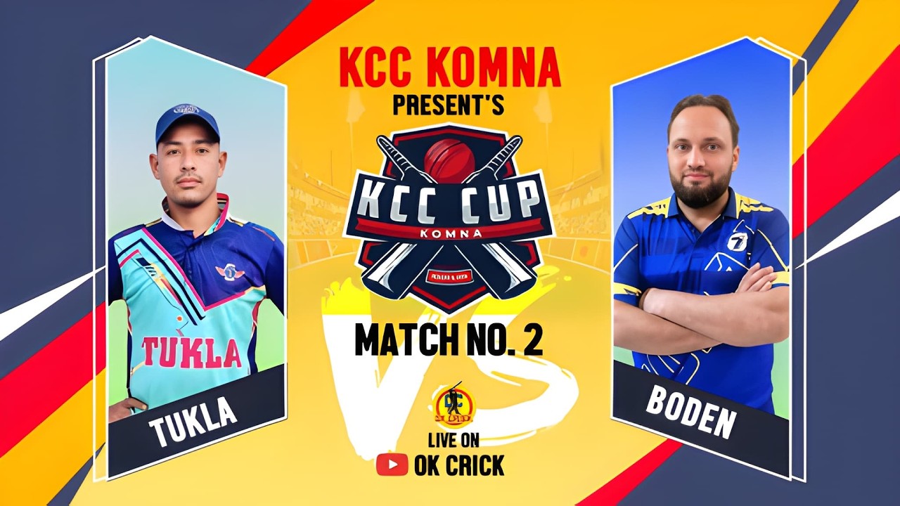 🔴KCC Cup Season 5 | Match 2: TUKLA vs BODEN | High Voltage Clash! 🔥 | OK CRICK
