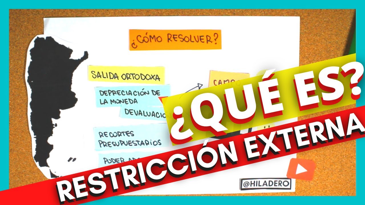💵 &iquest;Qu&eacute; es la restricci&oacute;n externa? 🔎 | Explicado 📌