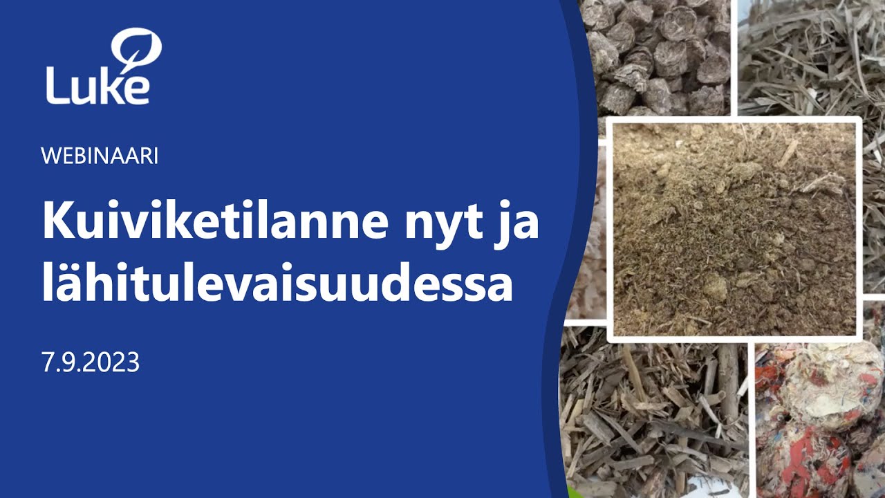 Kuiviketilanne nyt ja l&auml;hitulevaisuudessa -webinaari 7.9.2023