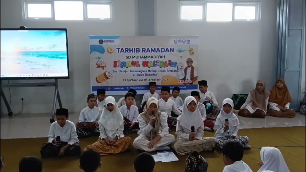 Doa Rajab Allahumma Barik Lana - Syauqi Najah SD Muhammadiyah Birrul Walidain Kudus