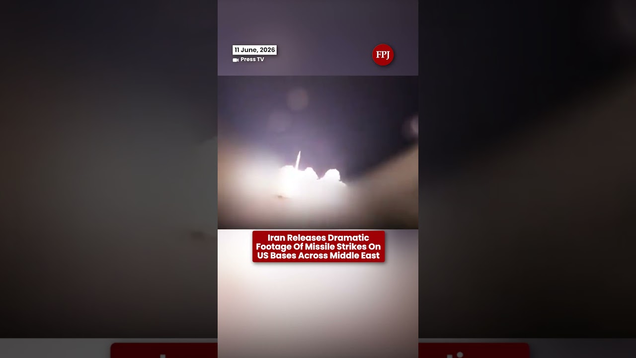 Iran Releases Chilling Footage Of Missile Strikes On US Bases Across Middle East