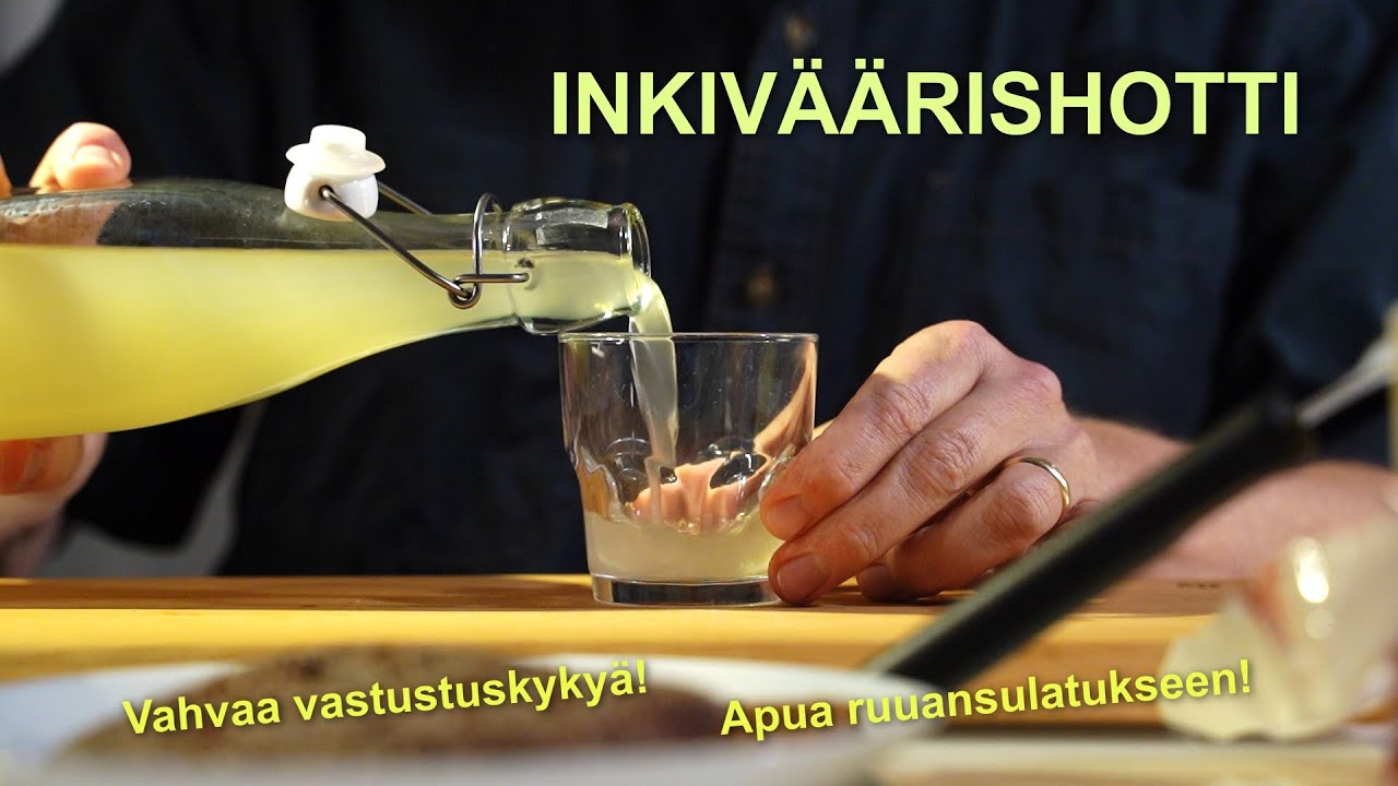 Inkiväärishotti - Pitää flunssan loitolla?