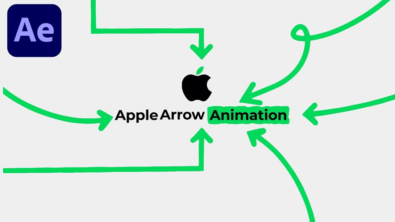 Apple Arrow Motion Graphics in After Effects - After Effects Tutorial