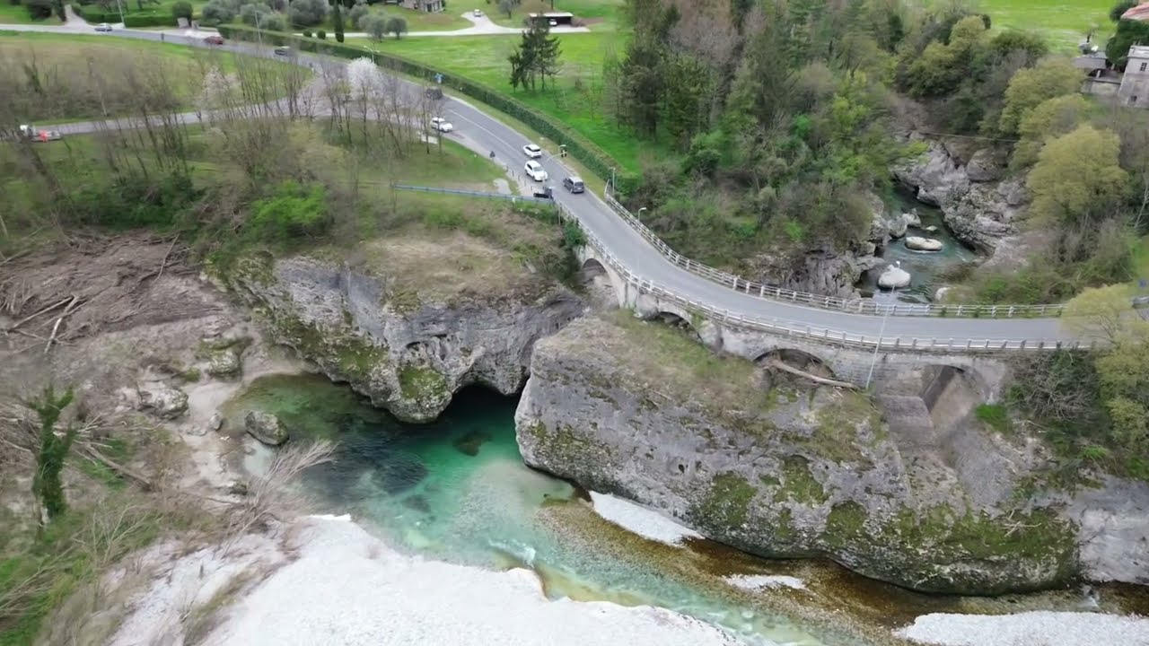 Natisone Bridge Ponte Romano - Marzo 2024 - Dji Mini 3