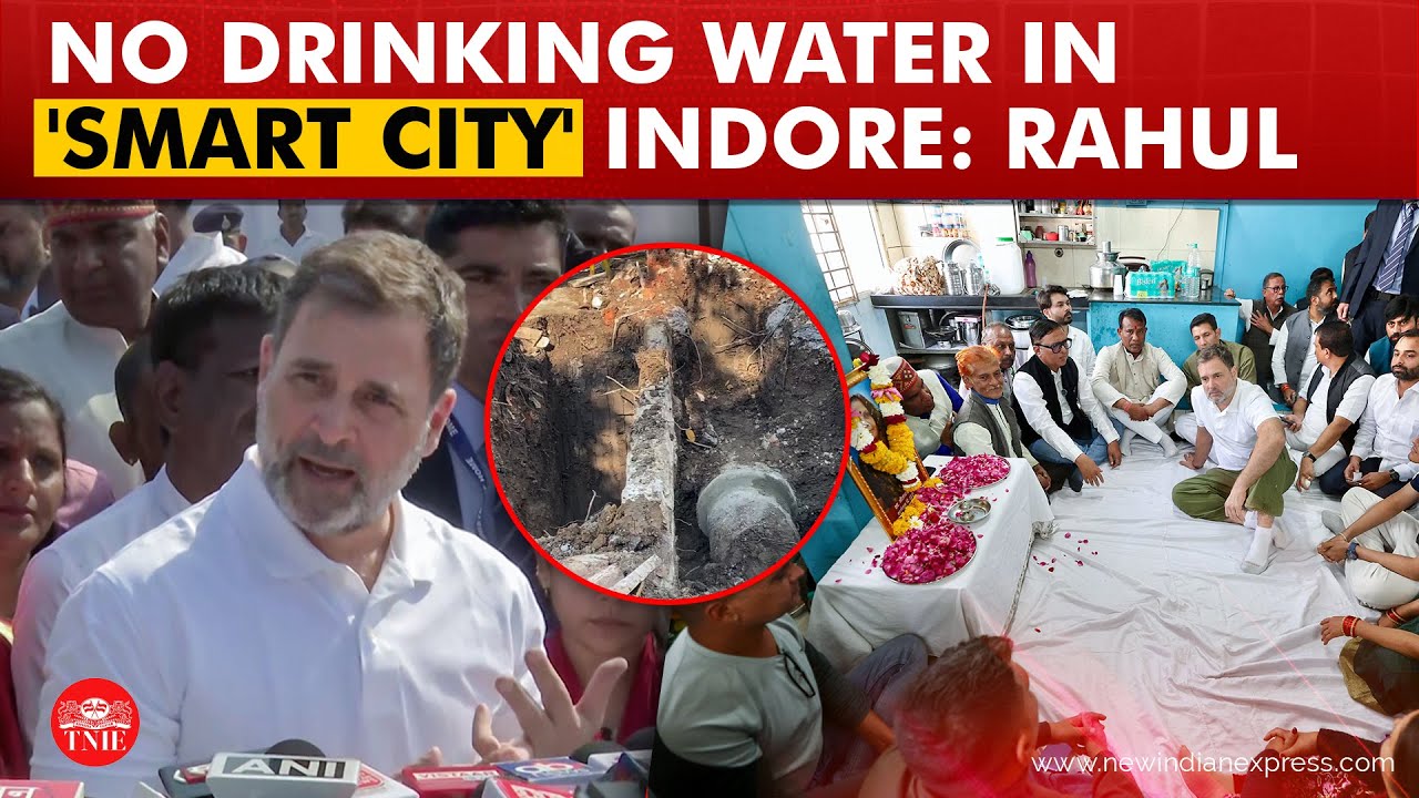 Congress leader Rahul Gandhi calls Indore 'smart city' in new model with no drinking water