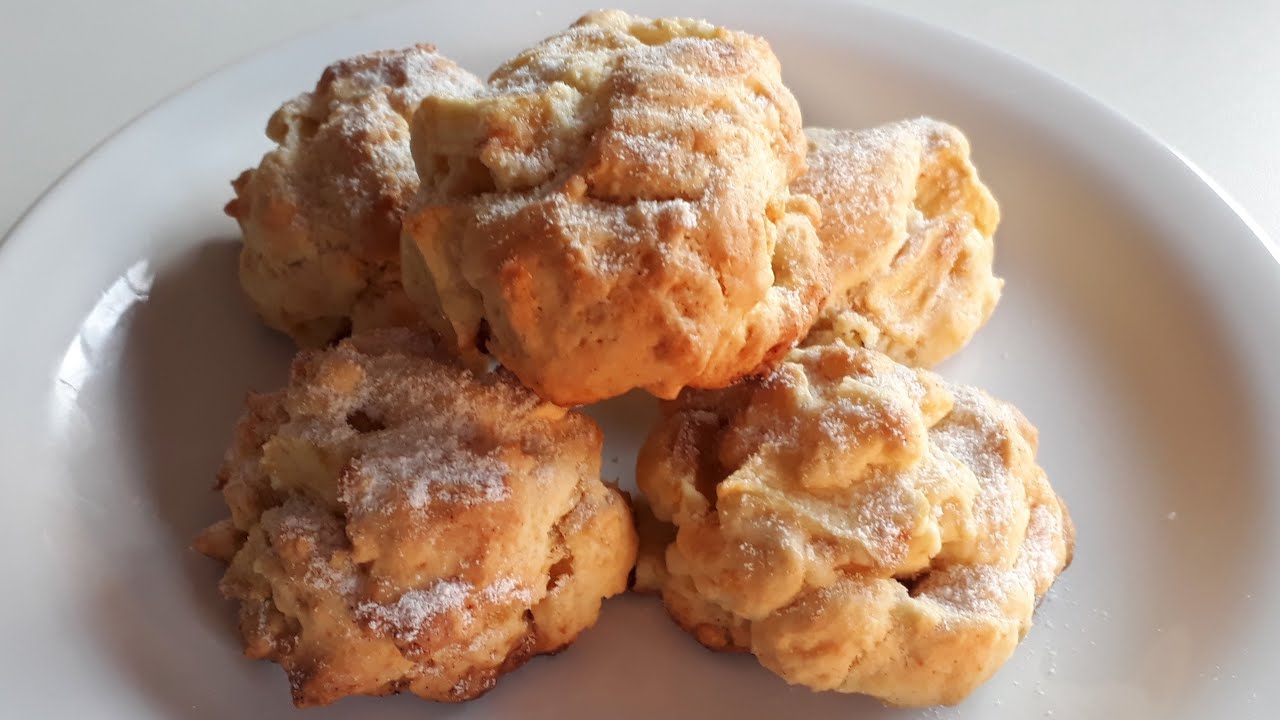 Galletas de manzana fácil y Delicioso | Apple cookies