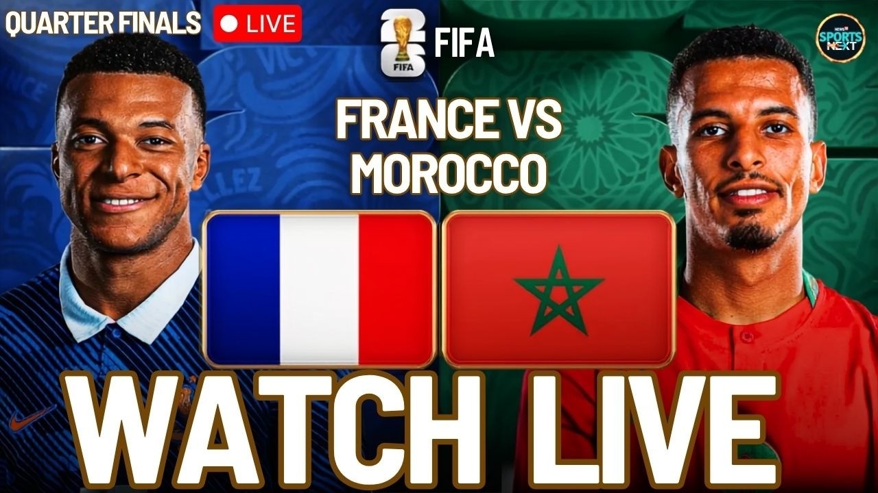 LIVE: France vs Morocco Quarter-Final | FIFA World Cup 2026 | LIVE Stream Match | SportsNext