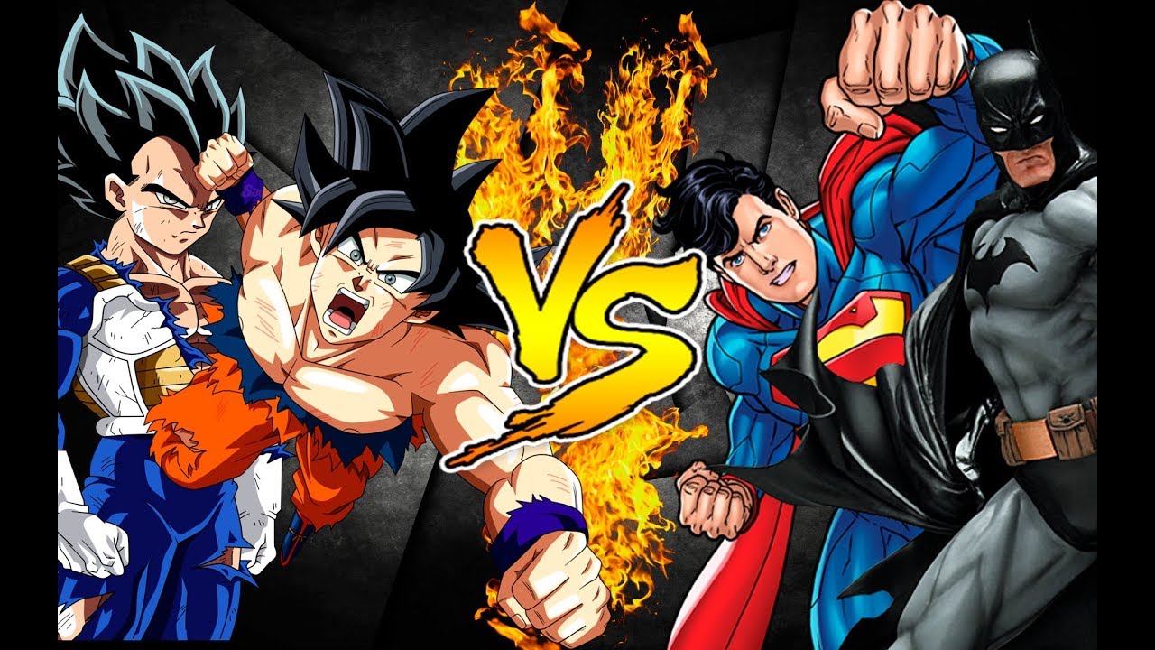 Superman and Batman Vs. Goku and Vegeta Rap | IVANGEL MUSIC | Fighters Battle