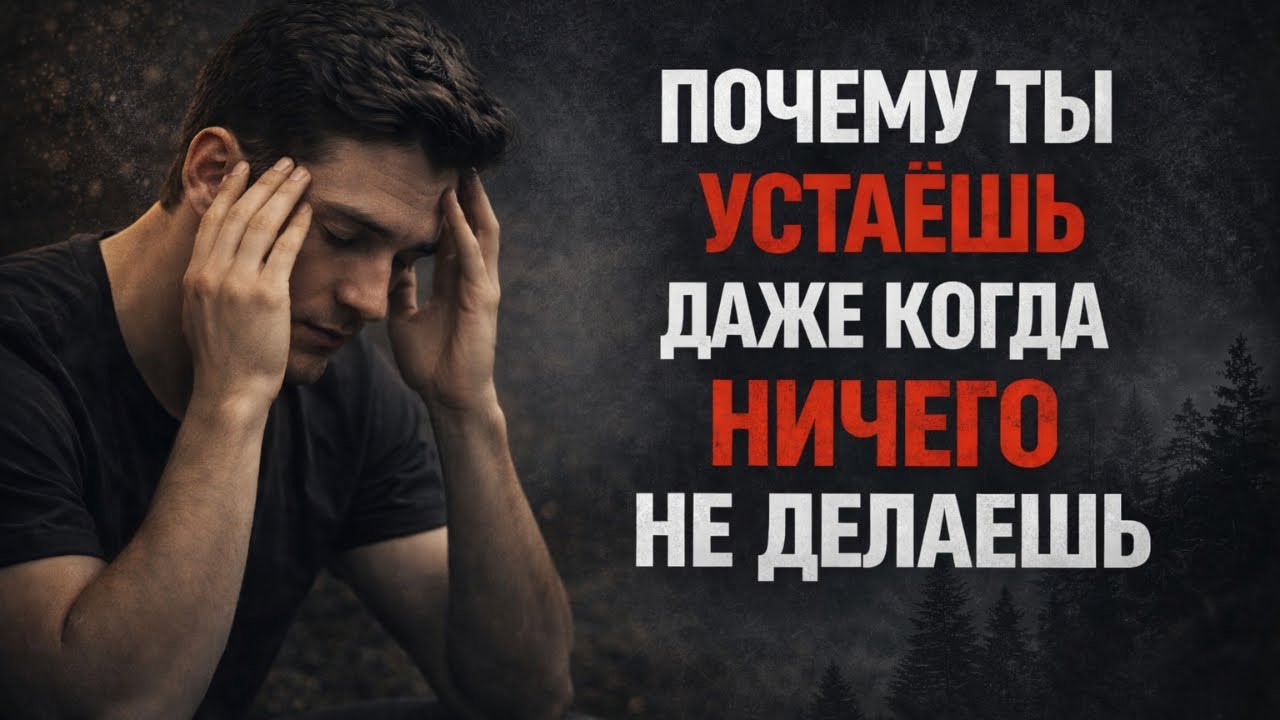 Почему ты устаёшь, даже когда ничего не делаешь | Внутреннее напряжение и энергия