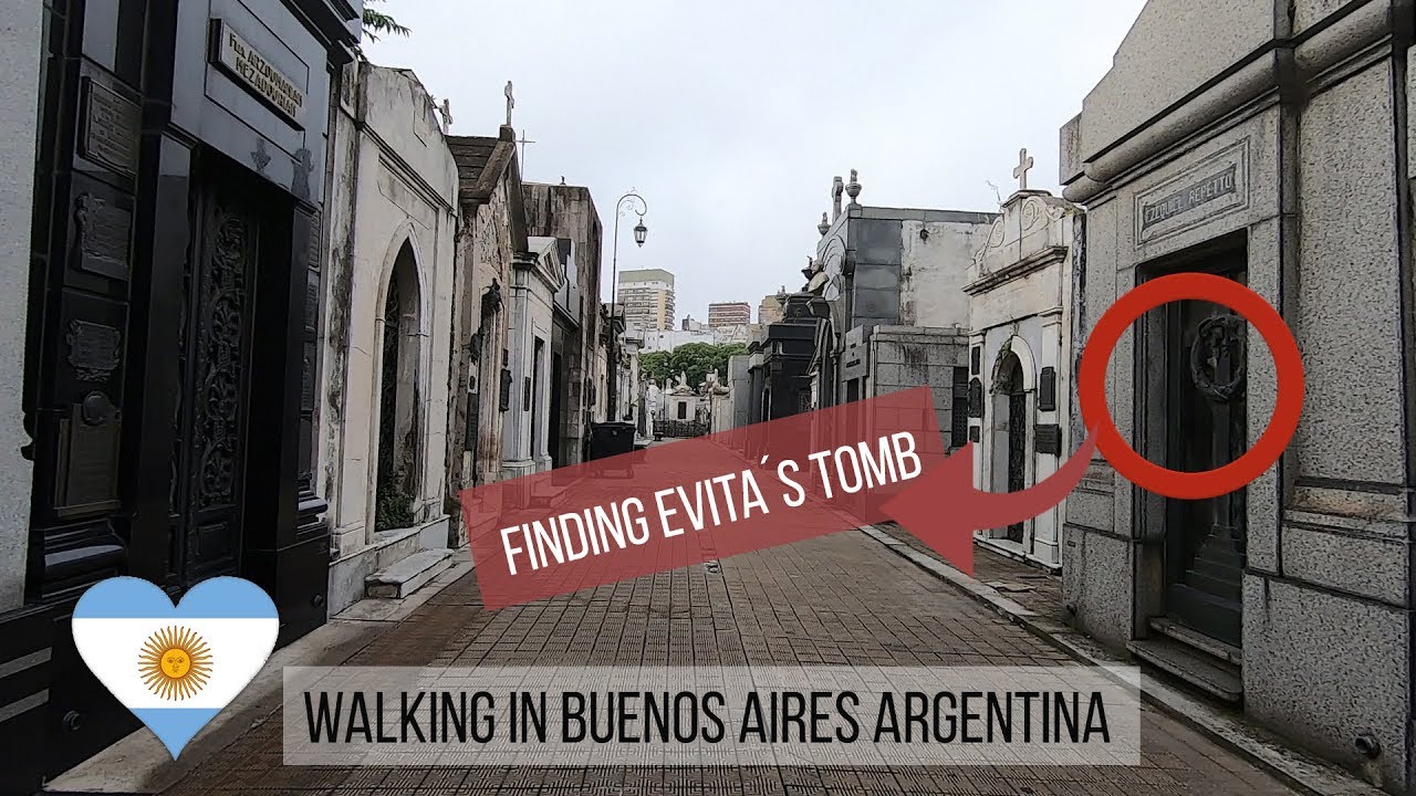 THE WAY TO EVITA PERON&acute;S TOMB IN RECOLETA CEMETERY