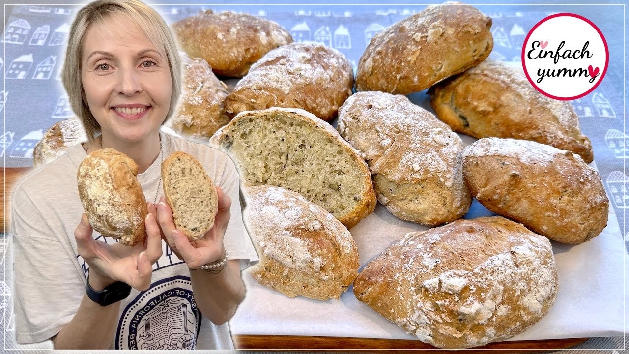 OMG 😱 sind die lecker  -  Über-Nacht-Körnerbrötchen 🤤 - über Nacht gehen - Thermomix® TM5/TM6