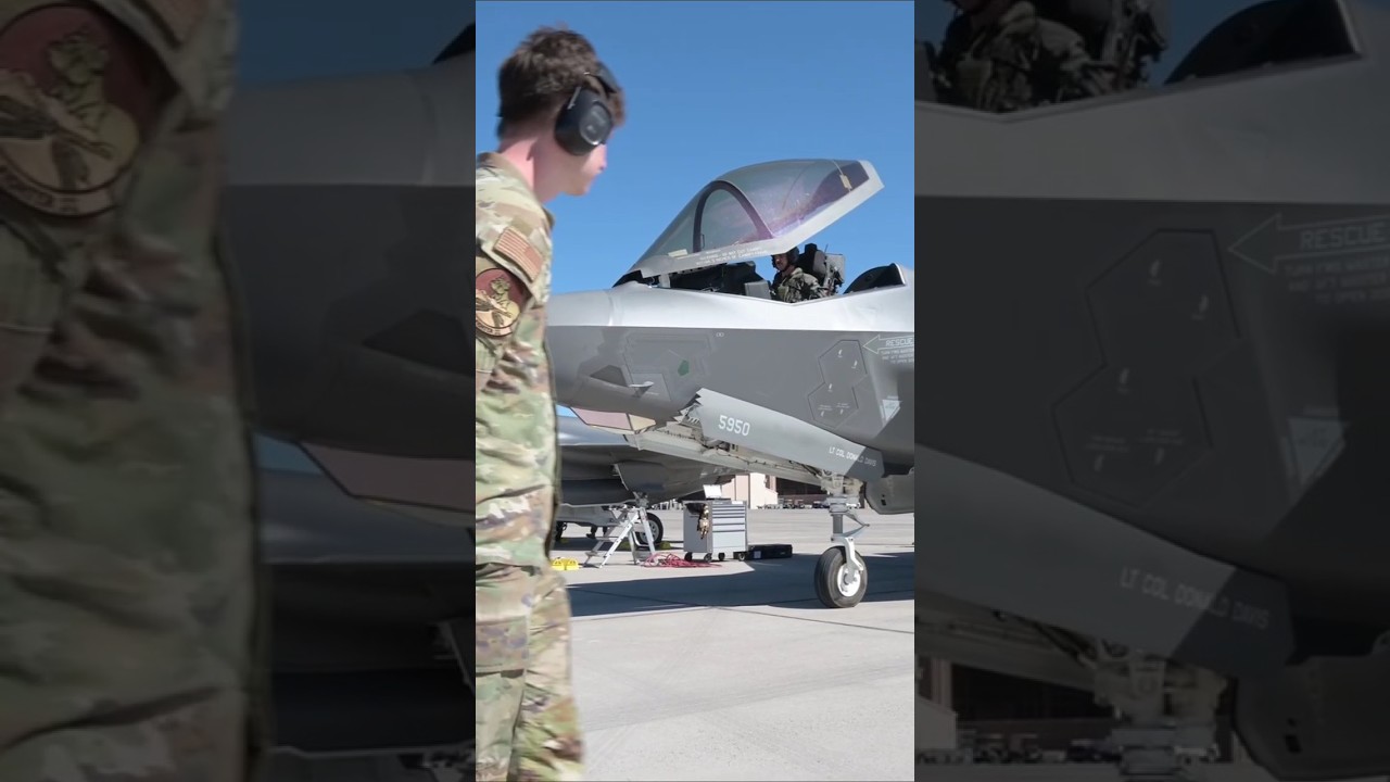 U.S. Airmen Conduct Advanced F-35A Training at Nellis Air Force Base